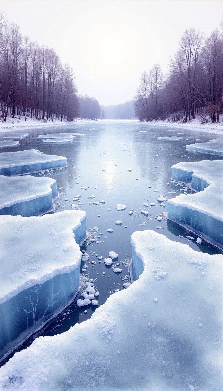 Free Frozen River Path Image - Winter, Frozen, River | Download at ...