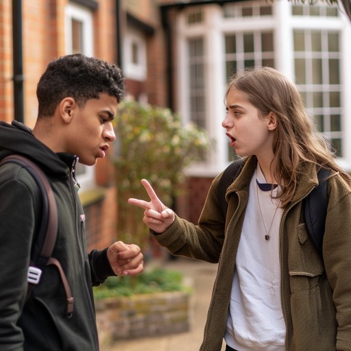 Free Heated Argument Outdoors Image - Teenagers, Argument ...