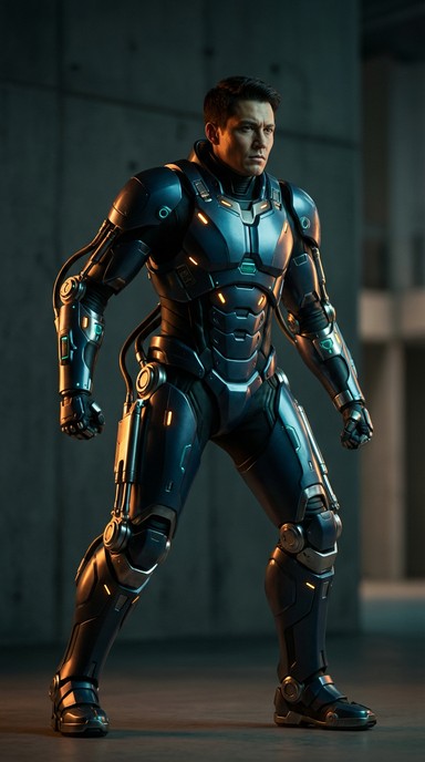 Free Human Machine Fusion Image - Exoskeleton, Biomechanical, Armor ...