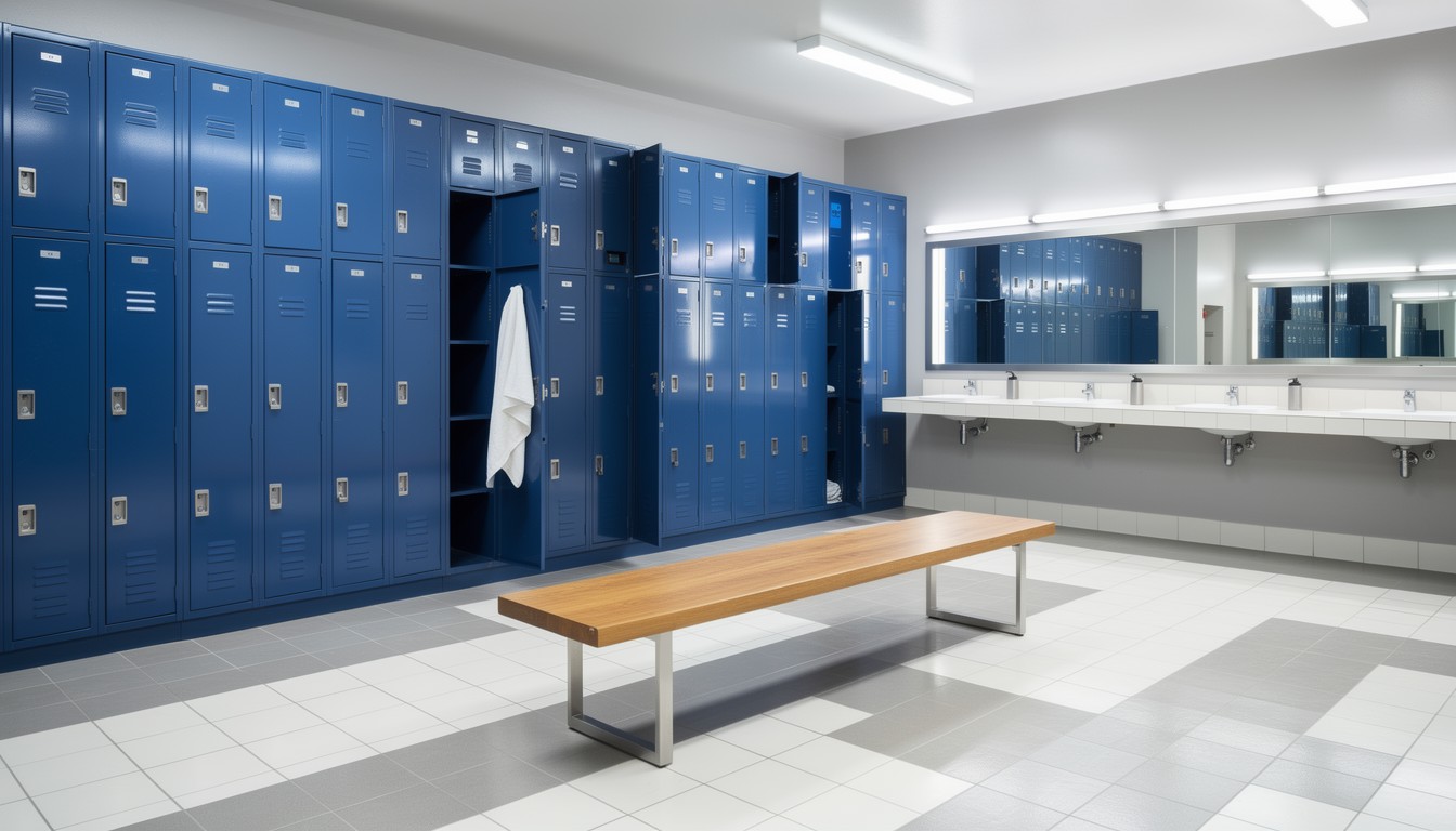 Free Clean Locker Room Image - Locker, Room, Blue | Download at StockCake