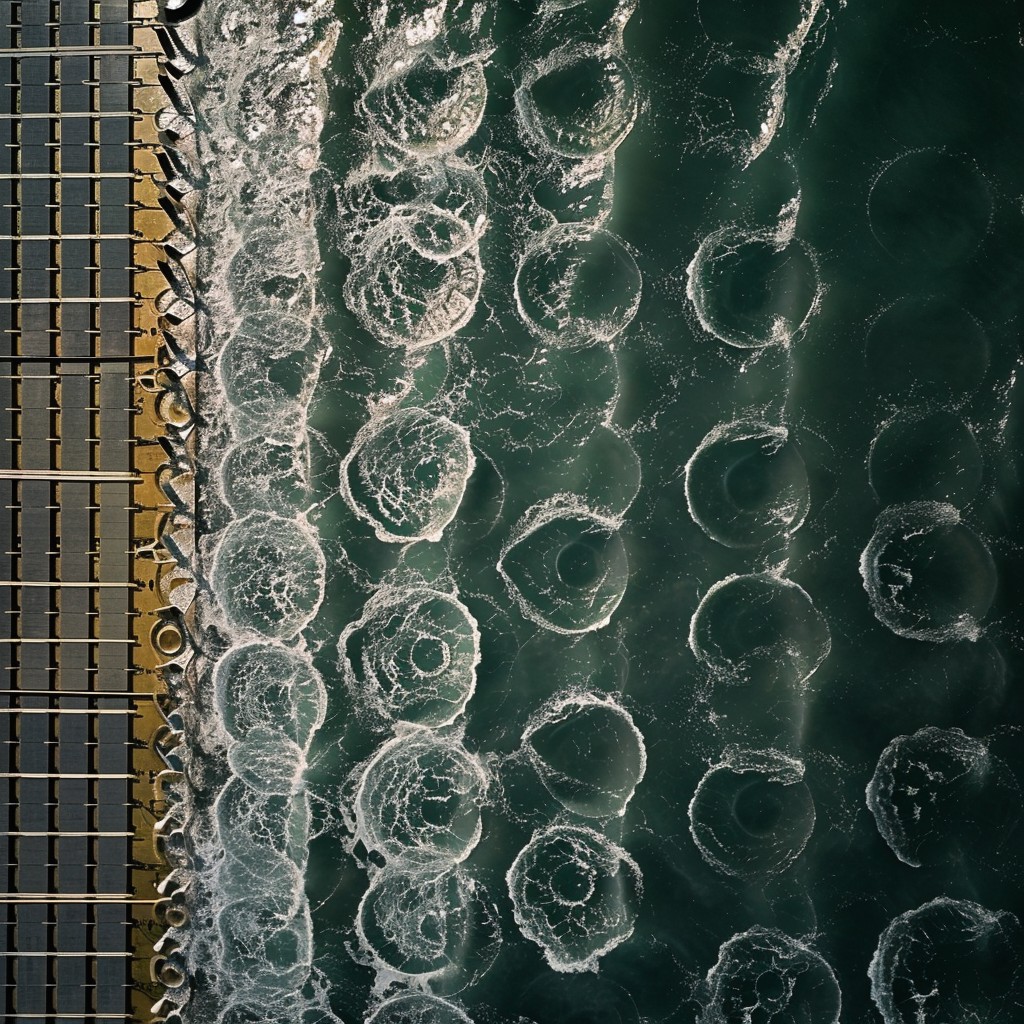 Free Mysterious Ocean Patterns Image - Ocean, Aerial, Bubbles ...