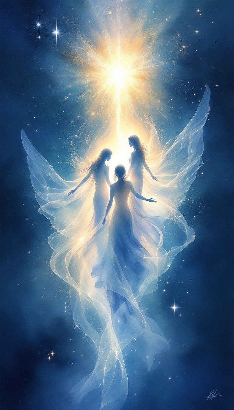 Free Celestial Guardians Unite Image - Celestial, Ethereal, Divine ...