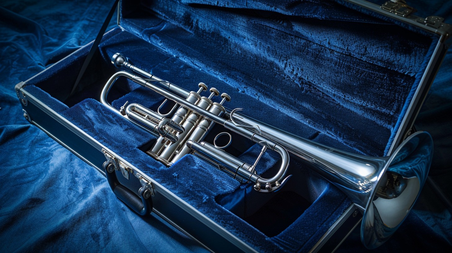 Trumpet Instrument Display Free Elegant Trumpet Display Image - Trumpet, Music, Instrument ...