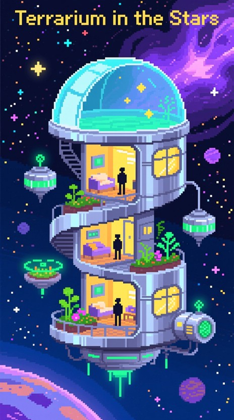 Free Cosmic Home Tower Image - Space, Habitat, Terrarium | Download at ...