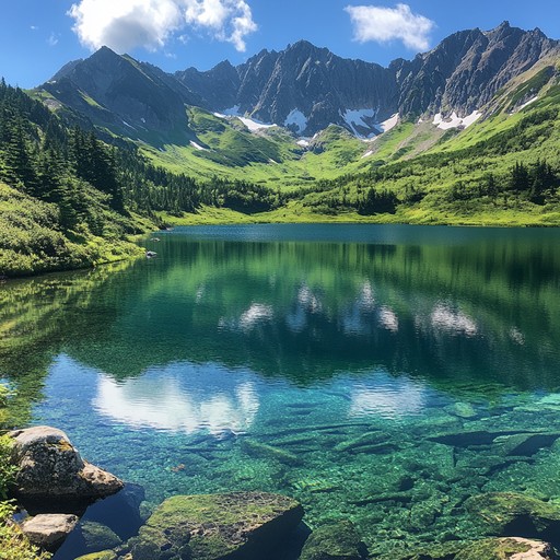 Free Mountain Lake View Image - Mountain, Lake, Greenery | Download at ...
