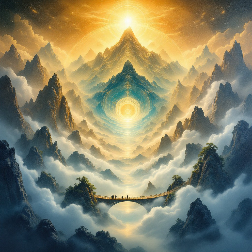 Celestial Ridge Free Celestial Mountain Realms Photo - Mountains, Peaks, Landscape ...