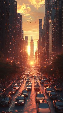 Free Sunset Urban Commute Image - Sunset, Urban, Commute | Download at ...