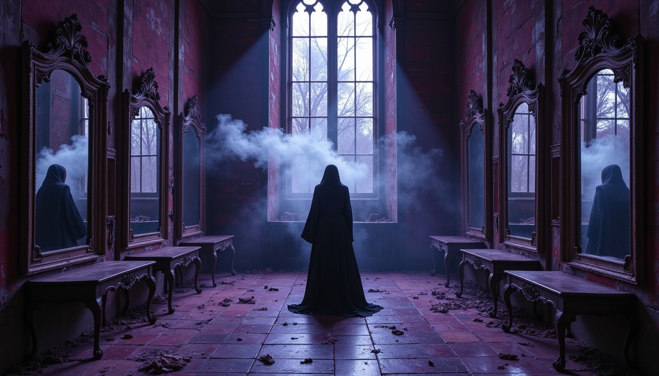 Evil Mist Free Gothic Spectral Corridor Image - Gothic, Mist, Silhouette ...
