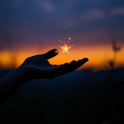 Free Star in Hand Image - Star, Hand, Sunset | Download at StockCake