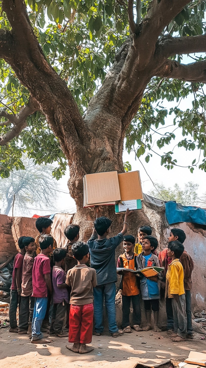 Free Children under tree Image - Children, Tree, Gathering | Download ...