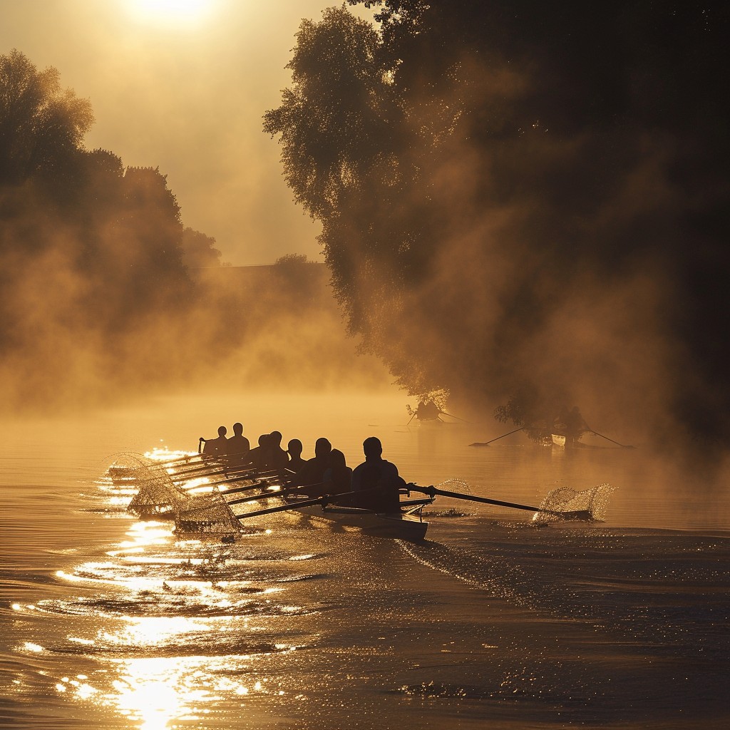 Long Exposure Photo Rowing Free Misty Rowing Practice Image - Rowing, Mist, Sunrise | Download at ...