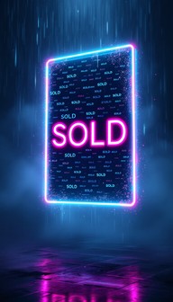 Sold Neon Color Free Neon Sold Sign Image - Cyberpunk, Neon, Holographic | Download at ...