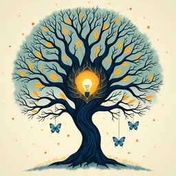 Free Illuminated Thought Tree Image - Knowledge, Wisdom, Growth ...