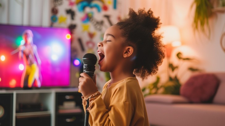 Singing Fun Free Karaoke Fun Time Image - Child, Singing, Karaoke | Download at ...