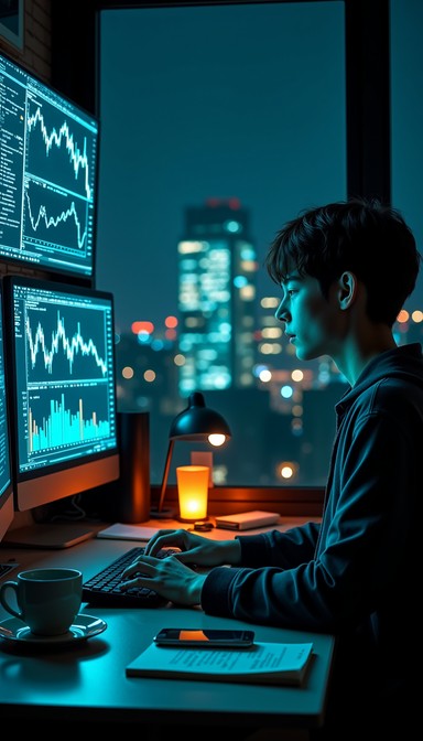 Digitrade Running Free Digital Trading Night Image - Cryptocurrency, Trader, Nightwork ...