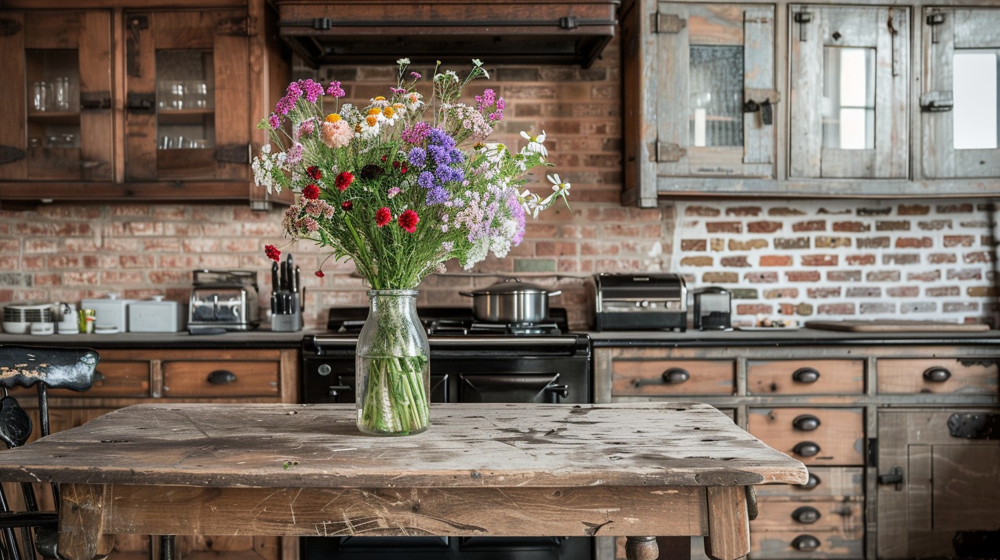 Free Rustic Kitchen Charm Image - Rustic, Kitchen, Flowers | Download ...
