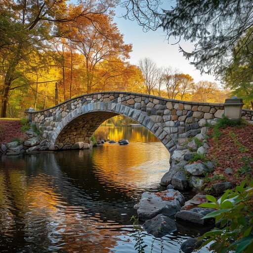 Free Autumn Bridge Reflection Image | Download at StockCake