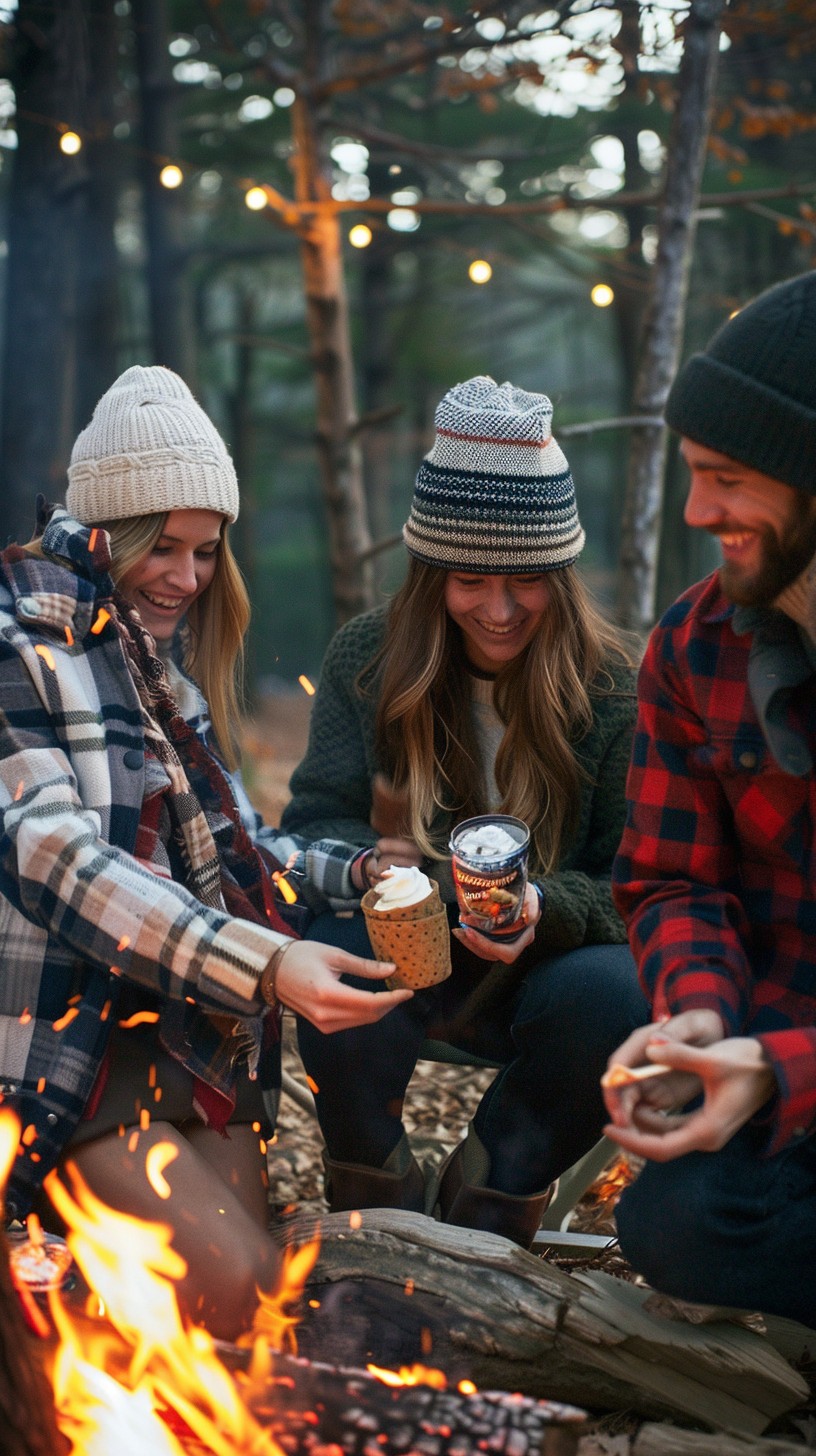 Free Cozy Campfire Gathering Image - Campfire, Friends, Autumn ...