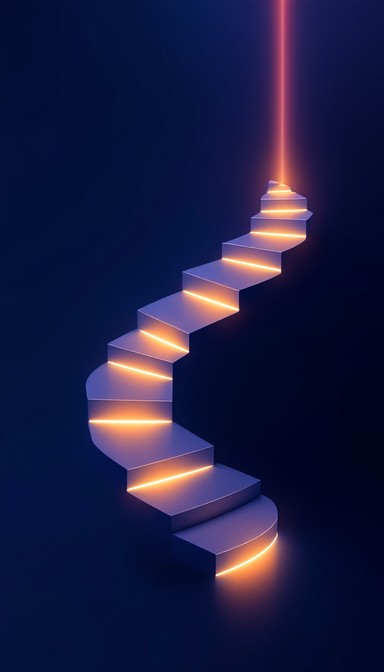Prominence Path Free Ascending Discovery Path Image - 3d, Illustration, Staircase ...