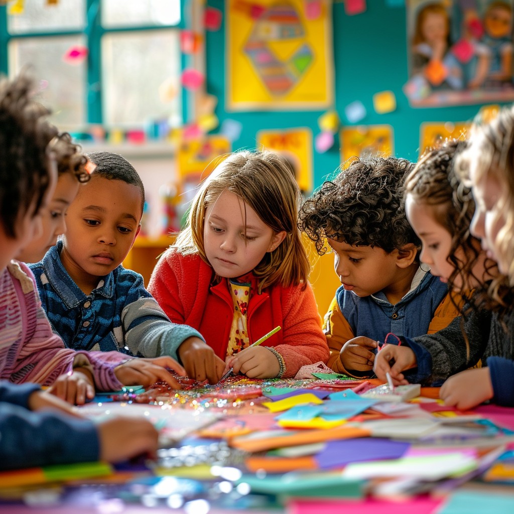Free Colorful Classroom Activity Image - Children, Classroom, Creative ...