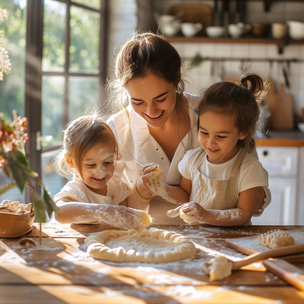 Free Family Baking Together Image - Family, Baking, Children | Download ...