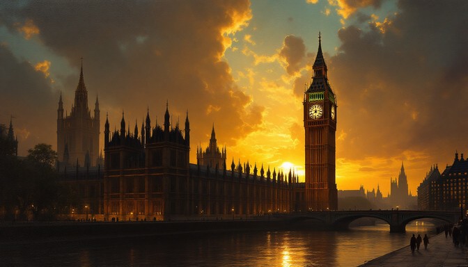 Free Golden Big Ben Image - Bigben, Tower, Clock | Download at StockCake