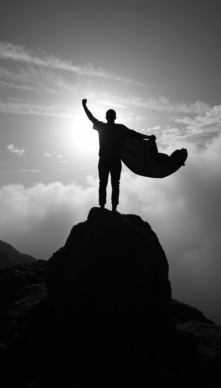 Free Triumph through adversity Image - Silhouette, Summit, Victory ...