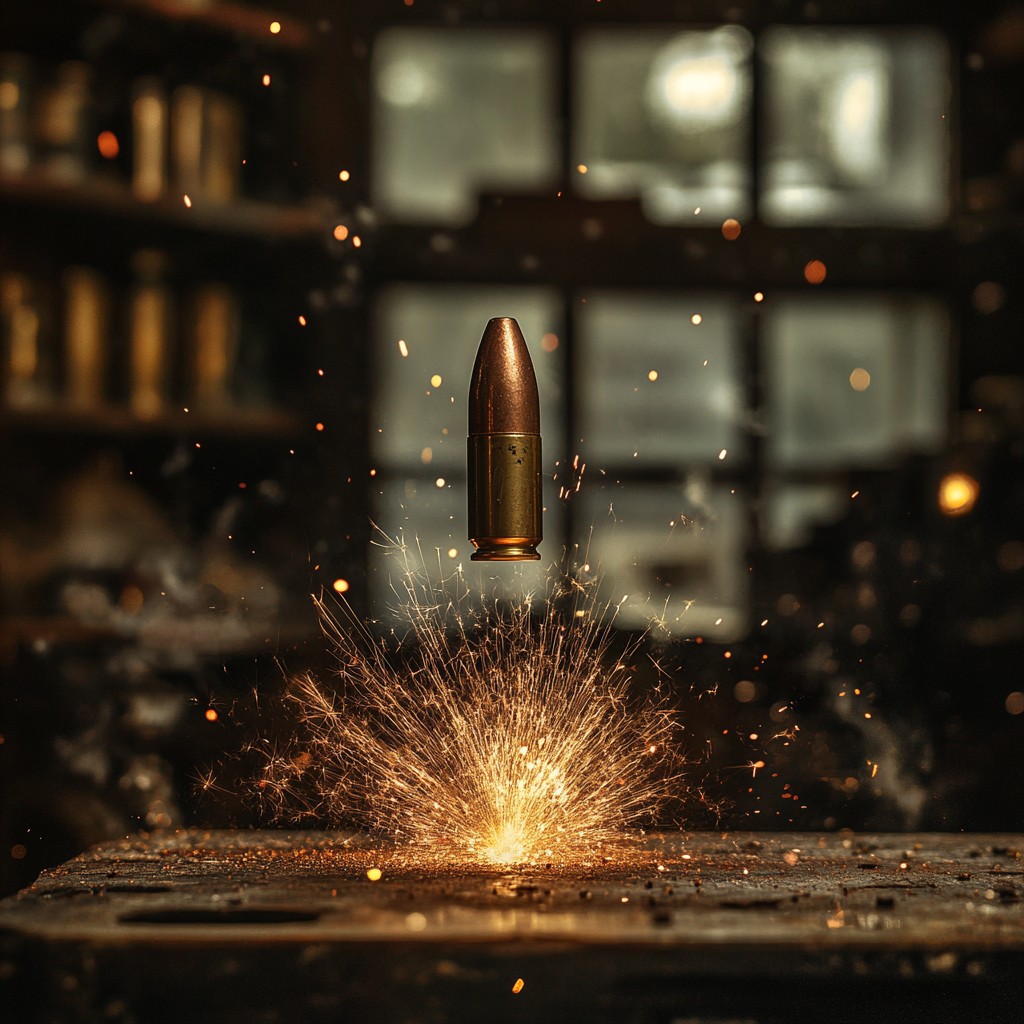 Free Bullet sparks fly Image - Bullet, Sparks, Wood | Download at StockCake