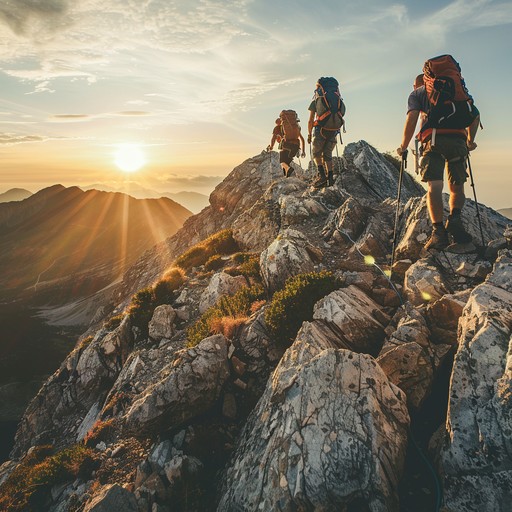 Free Mountain Adventure Together Image - Hiking, Sunset, Adventure ...