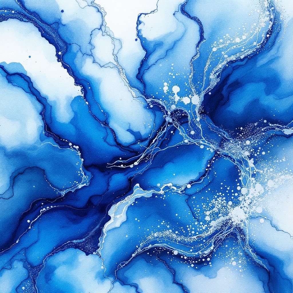 Free Indigo Watercolor Flow Image - Watercolor, Abstract, Indigo ...