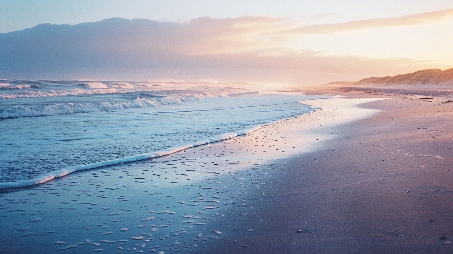 Free Sunset beach view Image - Sunset, Beach, Ocean | Download at StockCake