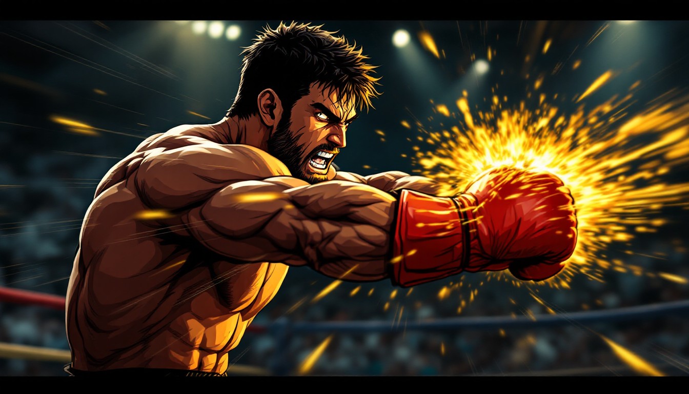 Free Explosive Boxing Punch Image - Boxing, Anime, Manga | Download at ...