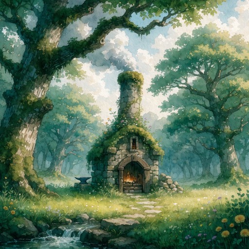 Free Forest Forge Sanctuary Image - Forge, Blacksmith, Cottage ...