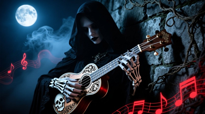 Free Moonlit Gothic Melody Image - Gothic, Moonlight, Guitar | Download ...