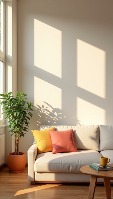 Free Sunlit midcentury corner Image - Midcentury, Armchair, Sunlight ...