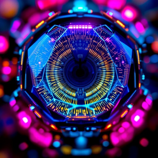 Free Glowing Cybernetic Eye Image | Download at StockCake