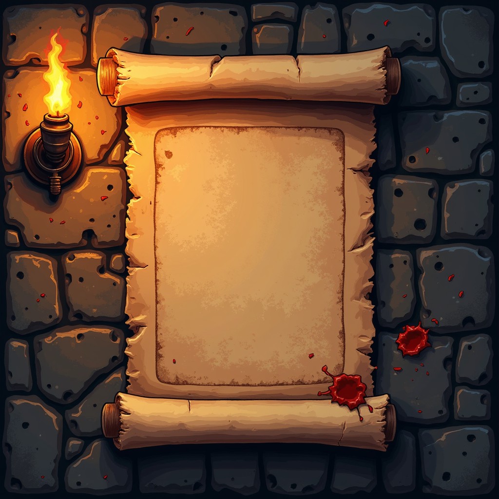 Dreaded Scroll Free Ancient Dungeon Scroll Image - Scroll, Parchment, Medieval ...