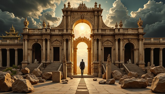 Free Monumental Ancient Gateway Image - Architecture, Ruins, Gateway ...