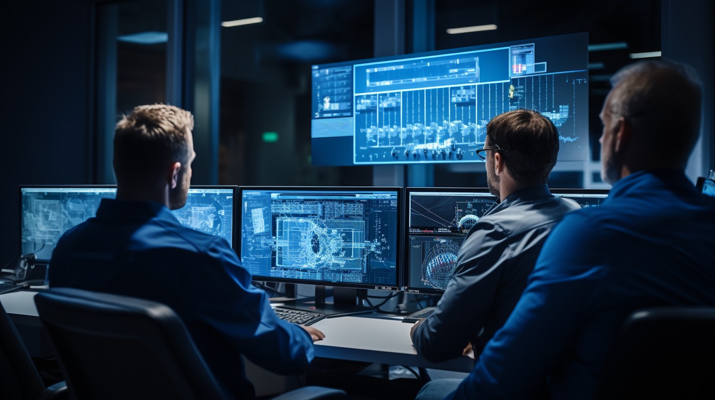 Free Tech Team Working Image - Technology, Teamwork, Control Room ...
