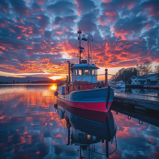 Free Sunset Harbor Scene Image - Sunset, Harbor, Boats | Download at ...