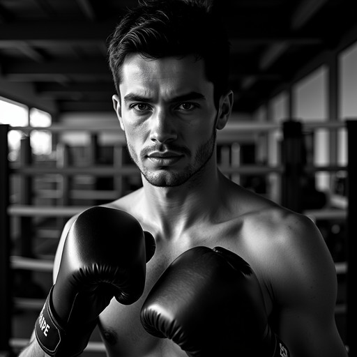Free Intensity Through Shadow Image - Boxing, Monochrome, Athlete ...