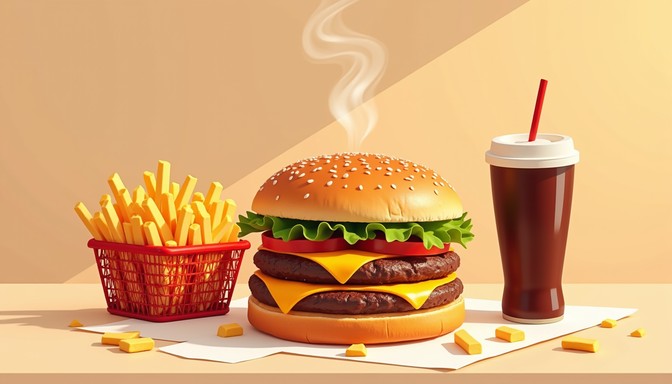 Fast Food Subtle Free Ultimate Burger Feast Image | Download at StockCake