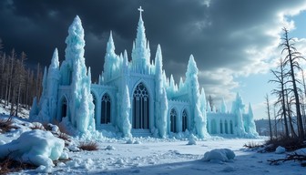 Gothic Cold Free Frozen Gothic Cathedral Image - Frozen, Gothic, Ice | Download at ...