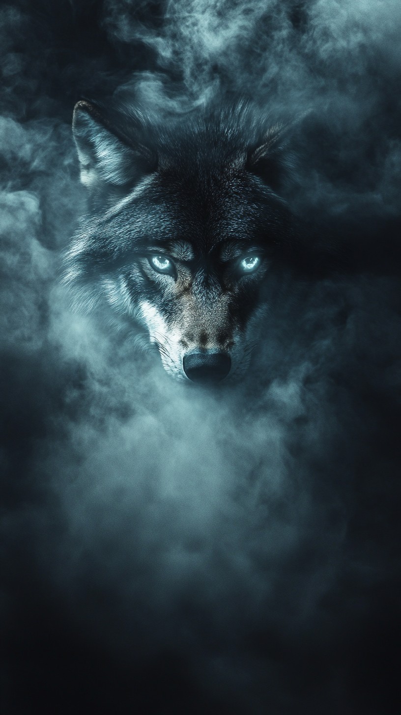 Cool Mist Wolves Free Mystical Wolf Portrait Image - Wolf, Mystical, Mist | Download at ...