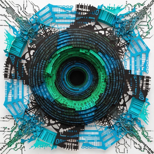 Free Binary Code Chaos Image - Kirigami, Papercraft, Binary | Download ...