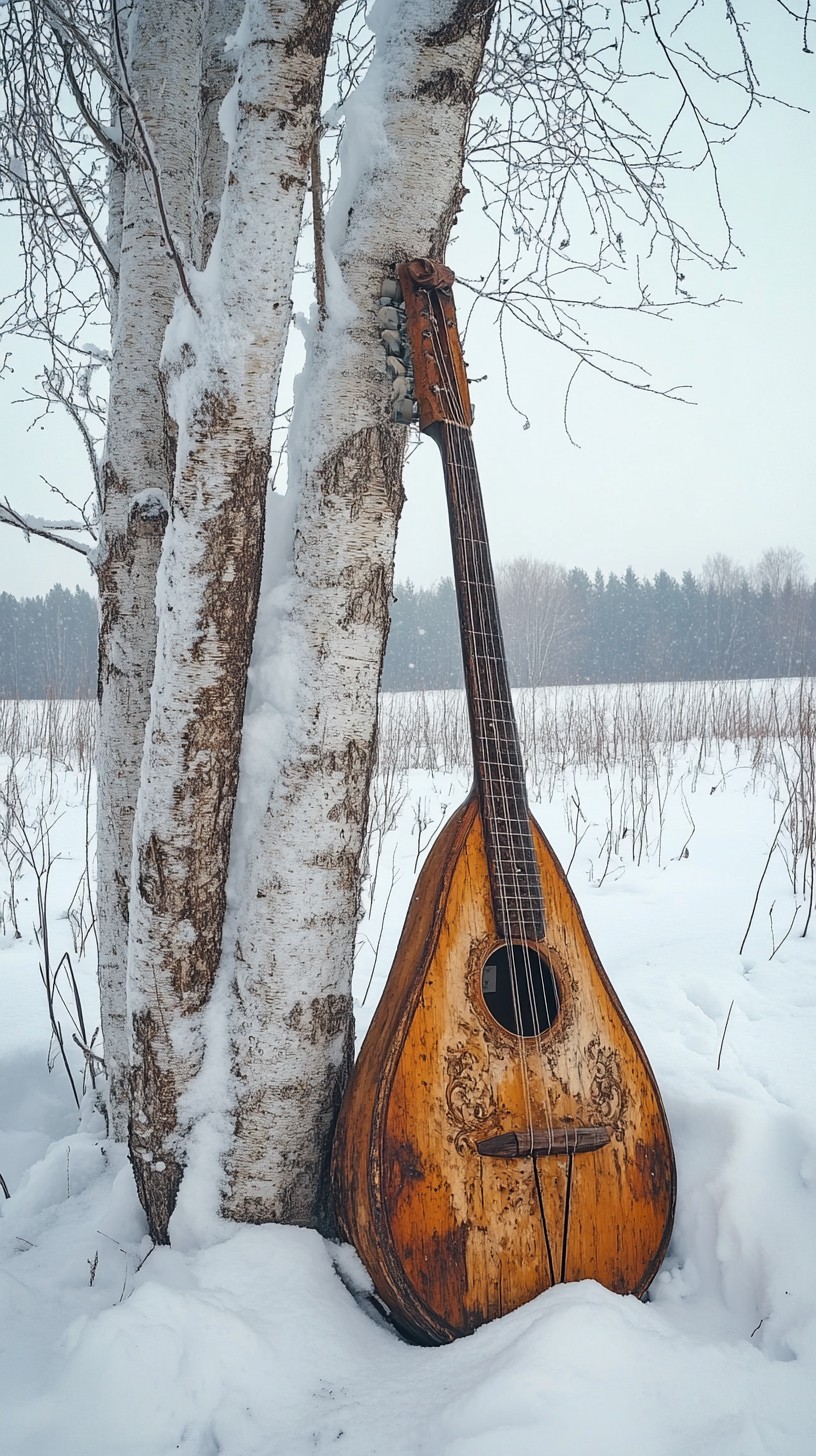 Free Guitar in Snow Image - Guitar, Snow, Winter | Download at StockCake