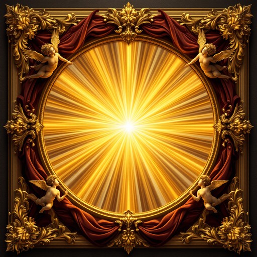 Free Ornate Golden Frame Image - Baroque, Pixel, Columns | Download at ...