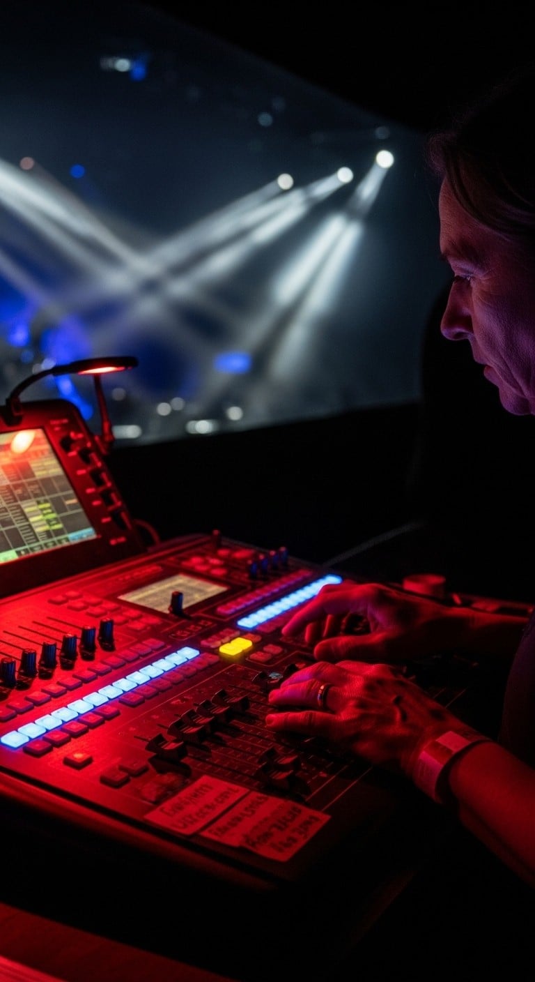 Free Lighting Console Operator Photo - Technician, Console, Lighting ...