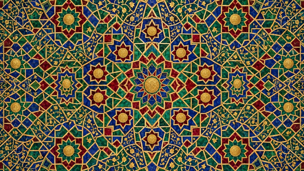 Download Jeweled Islamic Tilework Image - Islamic, Geometric, Pattern ...