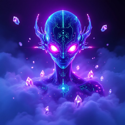 Free Neon Alien Presence Image - Alien, Cyberpunk, Digital | Download ...